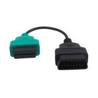 Buy cheap OBD2 OBDII 16 Pin J1962 Green Male to Female Extension Round Cable product