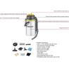 Buy cheap Silver Industrial Vacuum Cleaners 13L 4HP Hang Up Stainless Steel Stanley from wholesalers