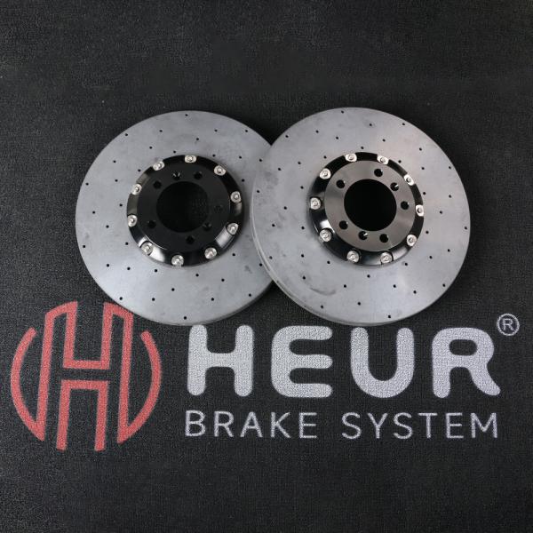 Buy cheap Lightweight Porsche Carbon Ceramic Brakes 420*40mm Customized For Taycan 992 from wholesalers