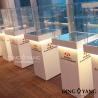 Buy cheap Showroom 500X400X1600MM Retail Glass Display Cabinets from wholesalers