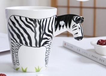 Buy cheap Food Grade Three Dimensional 15 Oz Zebra Mugs from wholesalers
