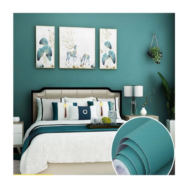 Buy cheap Waterproof Thicken Contact Paper Matte Emerald Wallpaper Opaque Removable Peel and Stick Vinyl Film Self-Adhesive Paper from wholesalers