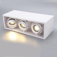 Buy cheap 3xGU10 base white ceiling mounted contemporary spotlight housing&interior GU10 product