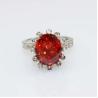 Buy cheap Women' Jewellery Sterling Silver Oval Garnet Cubic Zircon Ring(S-RT719) from wholesalers