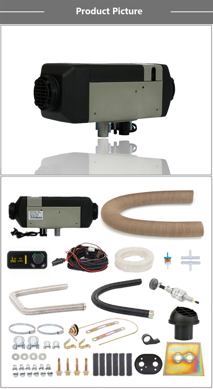 JP china 4kw 12v/24v diesel air parking heater for truck compact size similar to webasto planar eberspacher support Bluetooth control work altitude