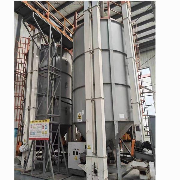Stainless Steel Plastic Pelletizing Recycling Machine Mixing Silo For The PP PET