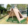 Buy cheap 2 People Waterproof Luxury Outdoor Wooden Pole Mini Tipi Tent Family Kids Camping from wholesalers