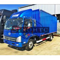 Buy cheap 3 - 5 Tons Cargo Transport Truck LHD FAW Closed Van Truck 5000Kg Rated Load product
