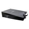Buy cheap Mermaid 1c+1c Printing Black 250g Paper Shopping Bags With Metal Tops Ribbon Handle from wholesalers