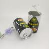 Buy cheap Walnut Packaging Paper Composite Cans 100g / Cardboard Tube Containers from wholesalers