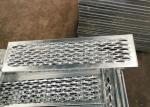 Custom Crocodile Mouth Anti Skid Metal Sheet Silver Channel 120mm-1000mm Various