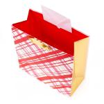 2024 Custom Valentine's Day Red Gift Shopping Paper Bags With Your Own Logo