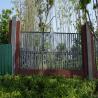 Buy cheap Flooring Mounted Outdoor Iron Fence With Modern Design And Welded Construction from wholesalers