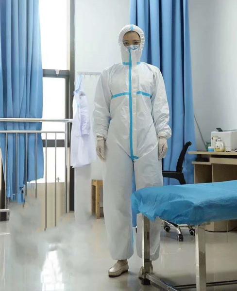 Buy cheap White Medical Disposable Protective Suit For Hospital Eco Friendly Material from wholesalers