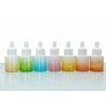 Buy cheap Multicolor 20ml Glass Cosmetic Dropper Bottle With Pipette Thick Bottom from wholesalers