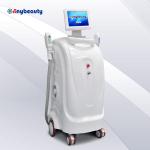 Two Handles Super Shr Laser Hair Removal Machine 2000w In Pure White Color