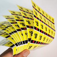 Buy cheap BOPP Marketing Custom Retail Stickers CMYK Print Permanent Promotional Labels product
