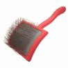 Buy cheap Pet Wire Grooming Brush Wooden Handle Metal Long Pin Slicker Brush for Medium Large Dogs from wholesalers