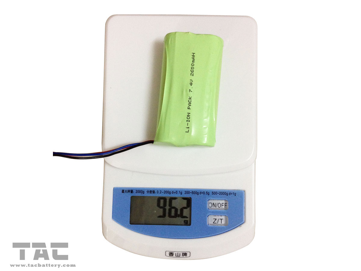 Samsung ICR18650 7.4V 2600mAh Lithium ion Cylindrical Battery Pack