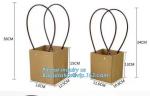 kraft paper laminated flower paper packaging carrier bag,Packing Colorful