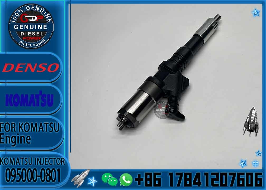 diesel fuel injector common rail injector 095000-0800 095000-0801 6156-11-3100 for KOMATSU
