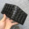 Buy cheap Authentic Exotic Real Alligator Leather Men's Short Card Holders Genuine Crocodile Skin Male Small Bifold Wallet from wholesalers
