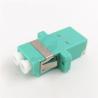 Buy cheap Fireproof Blue Duplex Fiber Optic Adapter LC DX OM3 With Shutter from wholesalers