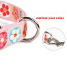 Buy cheap Polyester Martingale Dog Collar Metal Buckle Personalized Sublimation Gold Pet Customized from wholesalers