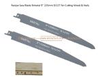 Recipe Saw Blade Bimetal 9" 225mm 9/12T for Cutting Wood & Nails,Reciprocating