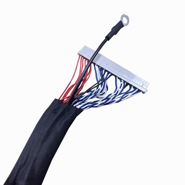 Buy cheap Copper Signal Wire 30PIN 40 Pin LVDS Cable With PUR TPE PVC Jacket from wholesalers