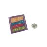 Buy cheap 30x30mm Custom Enamel Pin Badges Butterfly Clutch Sandblasting Or Double Side Design from wholesalers
