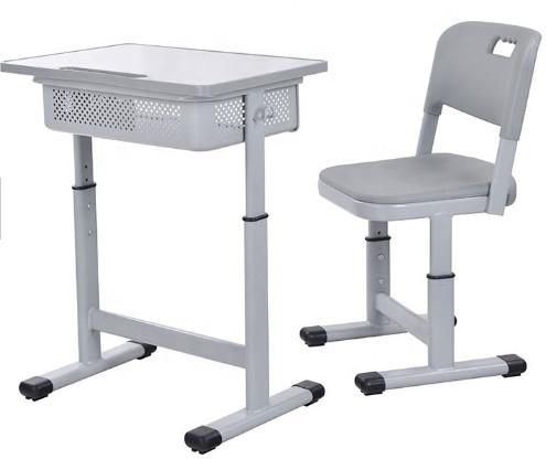 Buy cheap Child Classroom Furniture H750*W600*D550mm Black Desk And Chair from wholesalers