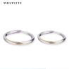 Buy cheap 0.21cm 0.07oz Mobius Wedding Band S925 Sterling Silver Couple Rings SGS from wholesalers