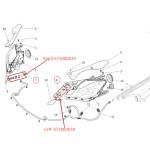 For Maserati Quattroporte 2014-2017 M156 Left Telescopic Headlamp Washer