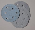 Abrasive Sandpaper Hook And Loop Disc Sanding Paper White Aluminum Oxide