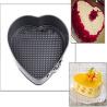 Buy cheap Silver Black Heart Shaped Aluminum Molds Pan Foodservice NSF from wholesalers
