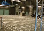 Silver Concert Stage Lighting Truss With Square Triangle Circle Shape Aluminium
