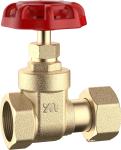 3101 Female x Flex. Female Water Meter Brass Gate Valve Sizes DN15 DN20 DN25 non