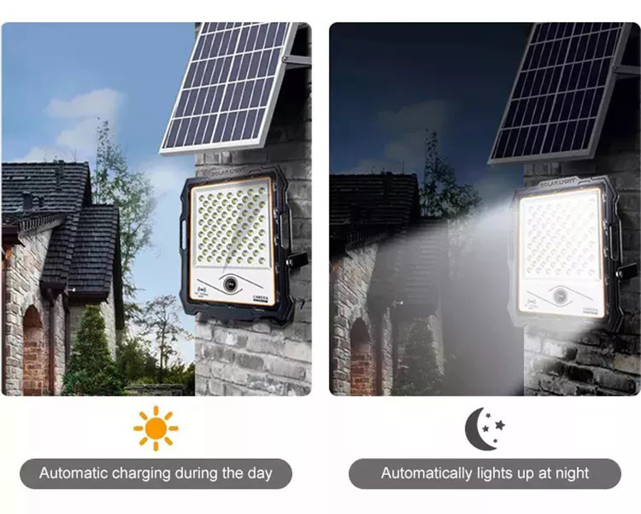 High Brightness Ip65 Led Solar Flood Light Outdoor Waterproof 200w 300w High Lumen