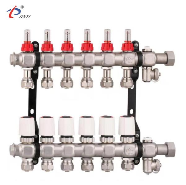 Buy cheap SS304 1 Inch Main Part 50mm Branch Radiant Heat Manifolds from wholesalers