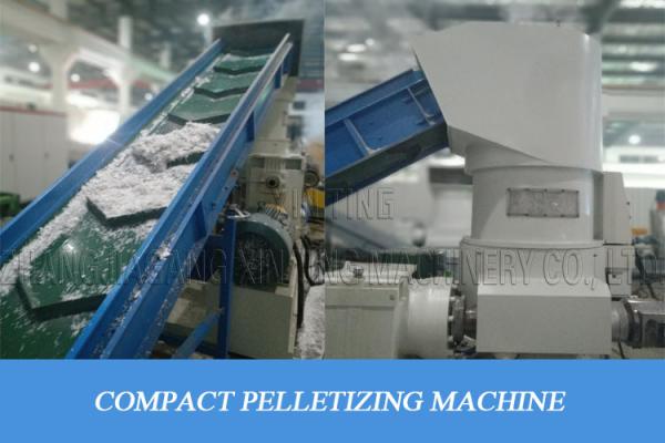 Buy cheap pe pp compacting agglomerating for plastic PP PE HDPE LDPE,Plastic recycling machine from wholesalers