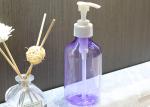 Oblique Shoulder Purple Shampoo PET Pump Bottle Leakproof