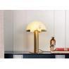 Buy cheap Mushroom Marble Shade LED Brass Sconce unique table lamps from wholesalers