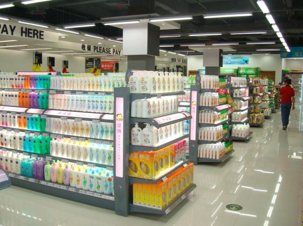 Buy cheap Customizable Convenient Washing Lotion Shelf , Glass Cosmetic Display Shelves from wholesalers