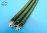 2500V Colorful Fiberglass high temperature sleeve Coated Silicone Resin For