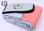 Lovely Cartoon Cat Velvet Fleece Blanket Soft Warm Fuzzy Lightweight Cozy For