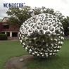 Buy cheap Metal Art Large Stainless Steel Garden Sculptures Hole Digging Apple from wholesalers