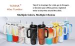 40oz Stainless Steel Vacuum Insulated Tumbler With Lid And Straw For Water