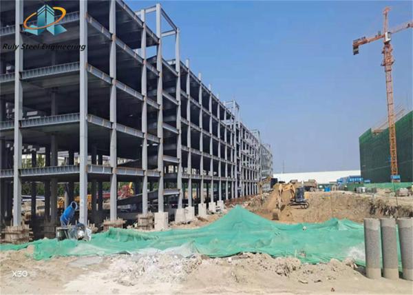 Buy cheap Multi Story Prefabricated Steel Structure Fabrication for Residential / Office Building / Hotel from wholesalers