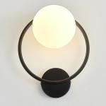 Post-modern Simple interior Wall Lamp Glass Bedroom Light luxury Round Corridor